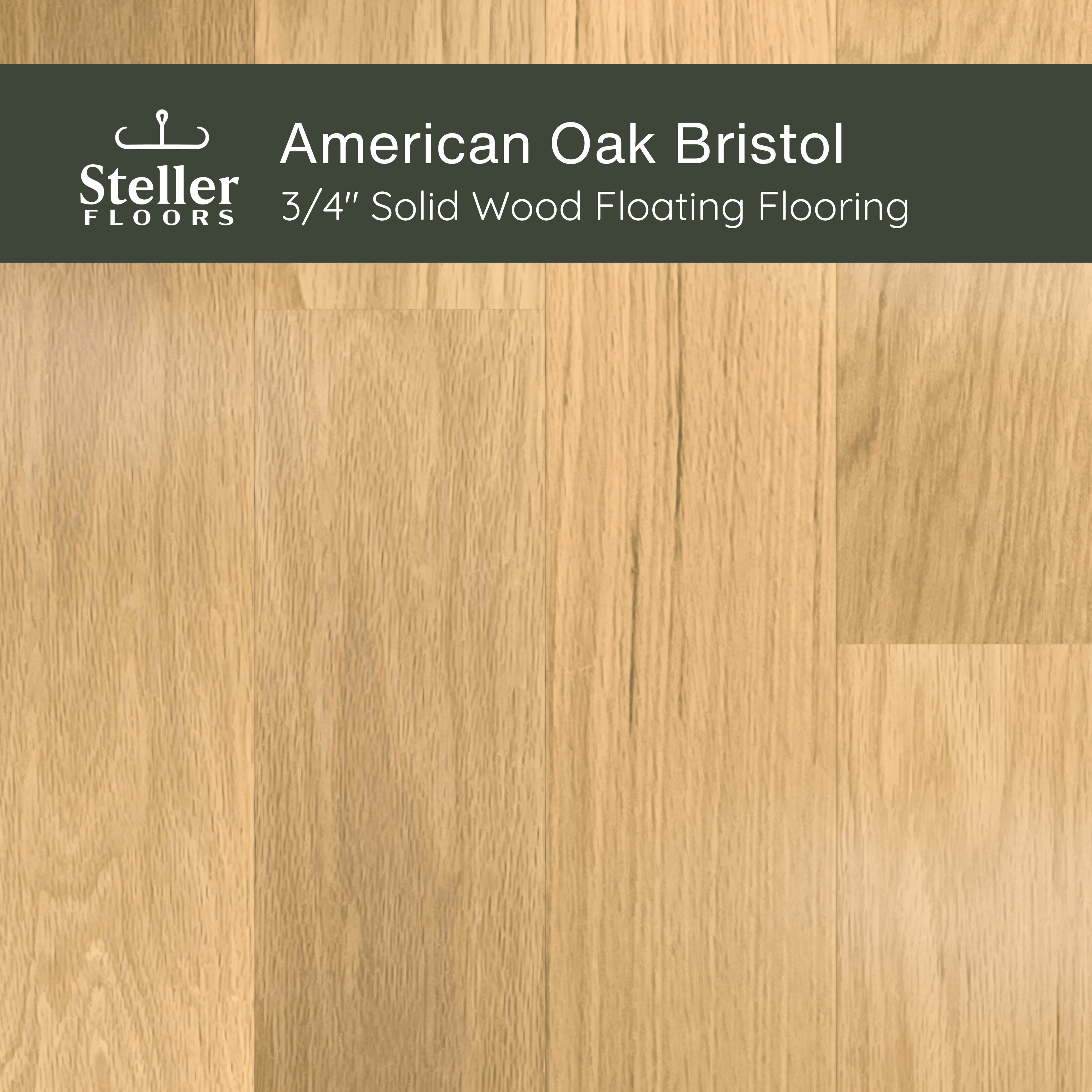 Steller Floors - All-In American Oak Solid Wood Flooring Project Pack