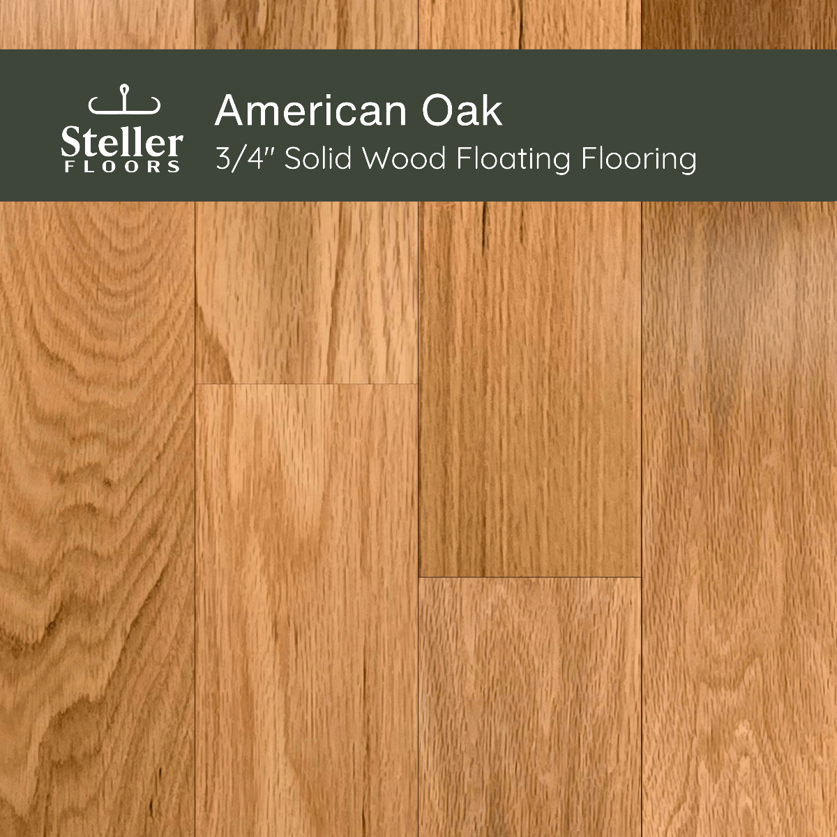 Steller Floors - All-In American Oak Solid Wood Flooring Project Pack