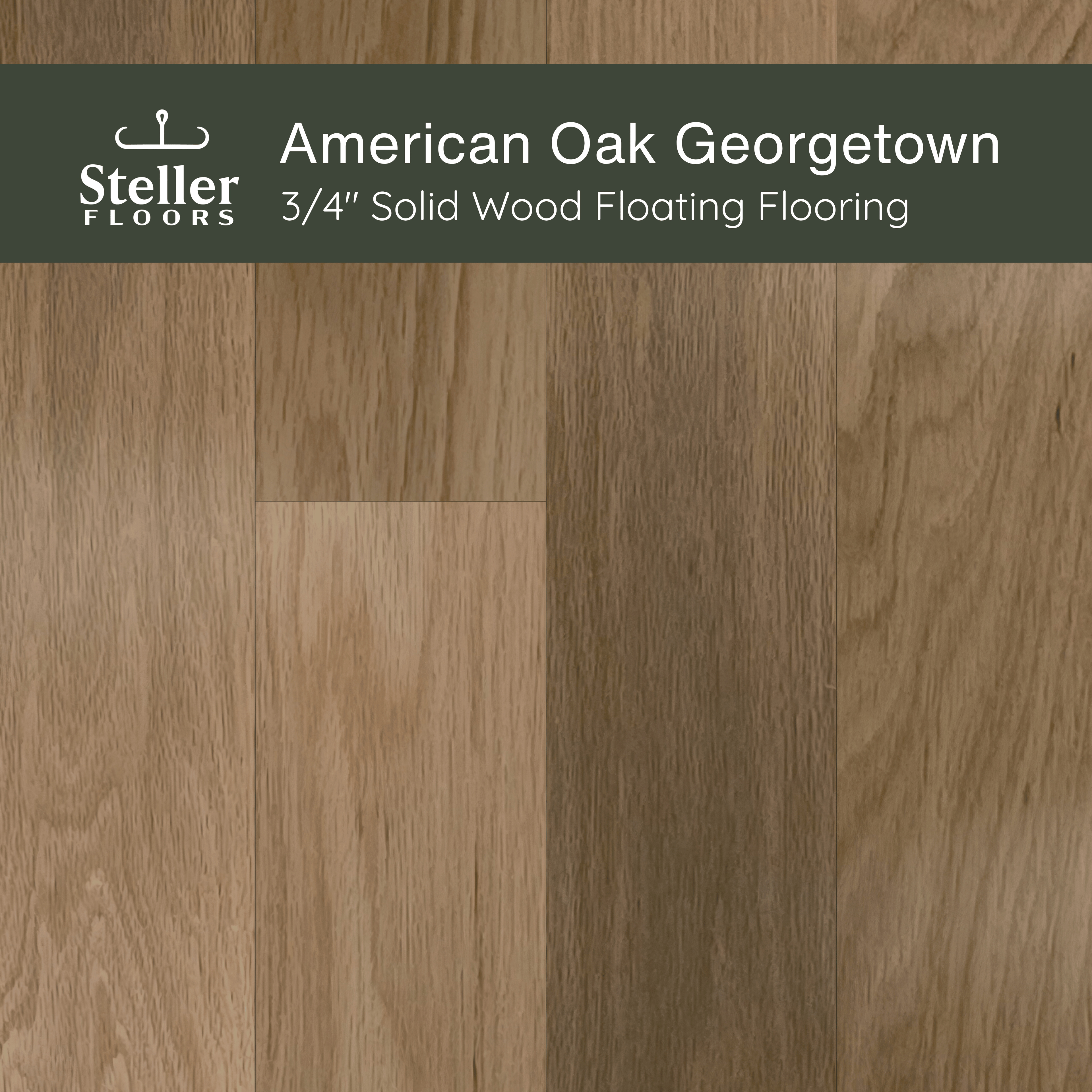 Steller Floors - All-In American Oak Solid Wood Flooring Project Pack