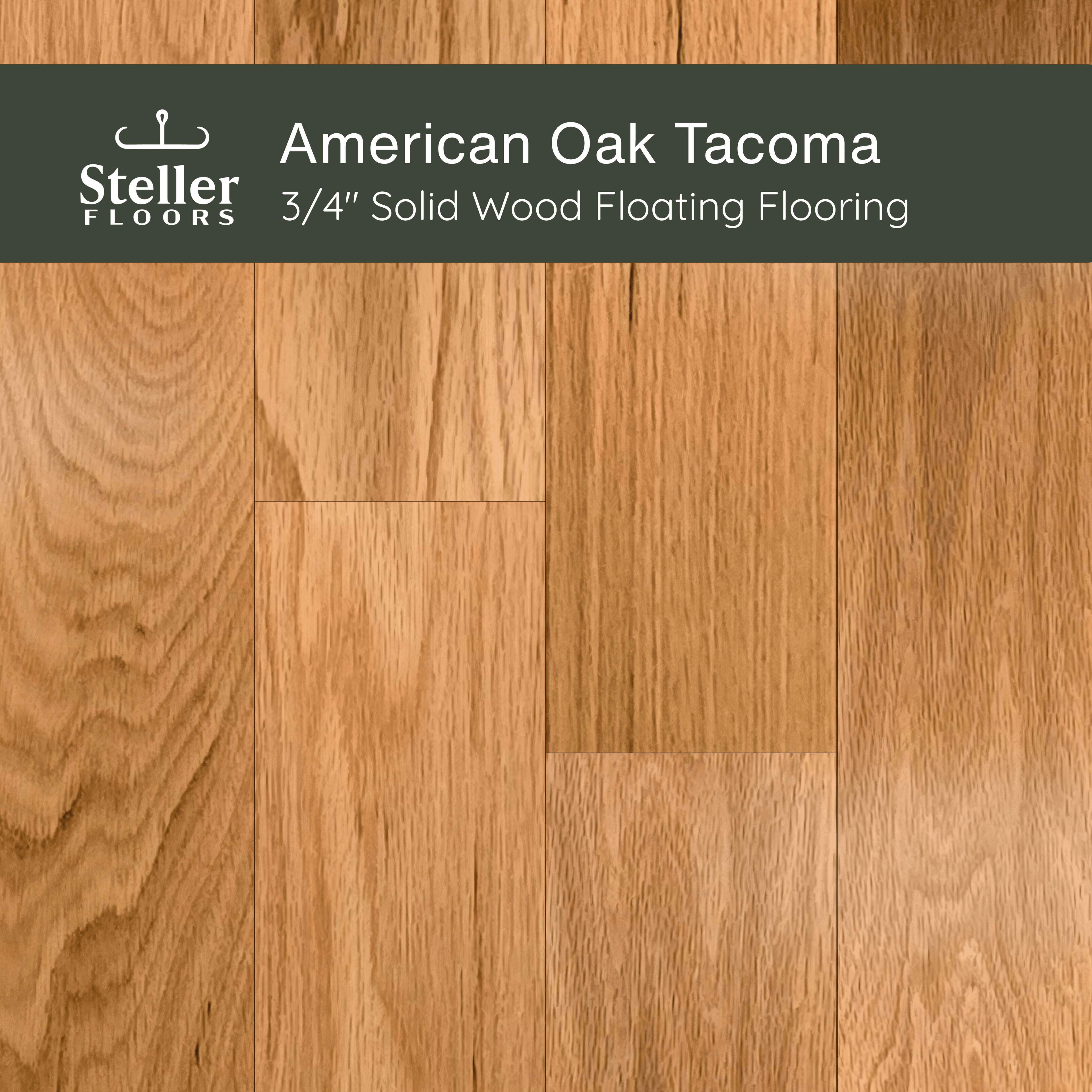 Steller Floors - All-In American Oak Solid Wood Flooring Project Pack