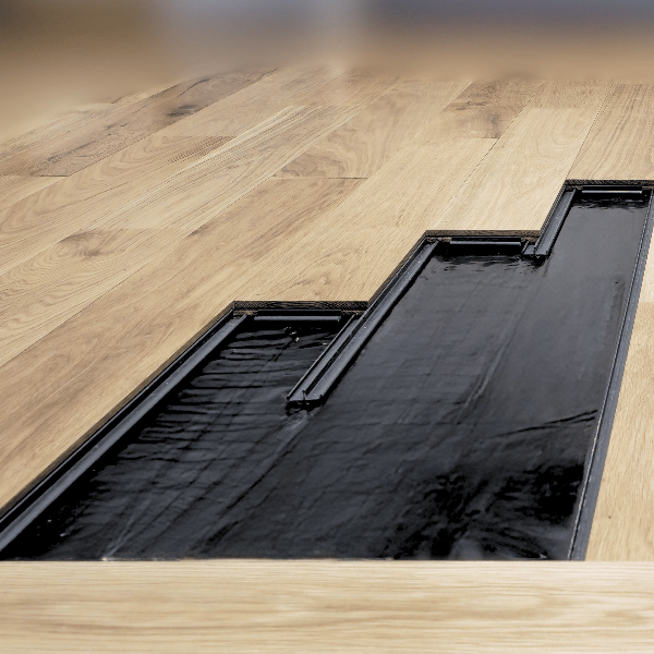 One or all planks of a Steller Floor can be removed and reinstalled
