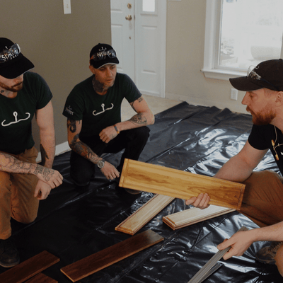 Durham Hickory by Steller over Subfloor Heat - Residential Remodel