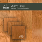 Cherry Tokyo by Steller Floors - Sample 3-Pack - Includes Clips & Free Shipping