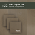 Hard Maple Bend by Steller Floors - Sample 3-Pack - Includes Clips & Free Shipping
