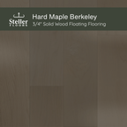 Hard Maple Berkeley by Steller Floors - 3/4" Solid Wood Floating System & Free Shipping