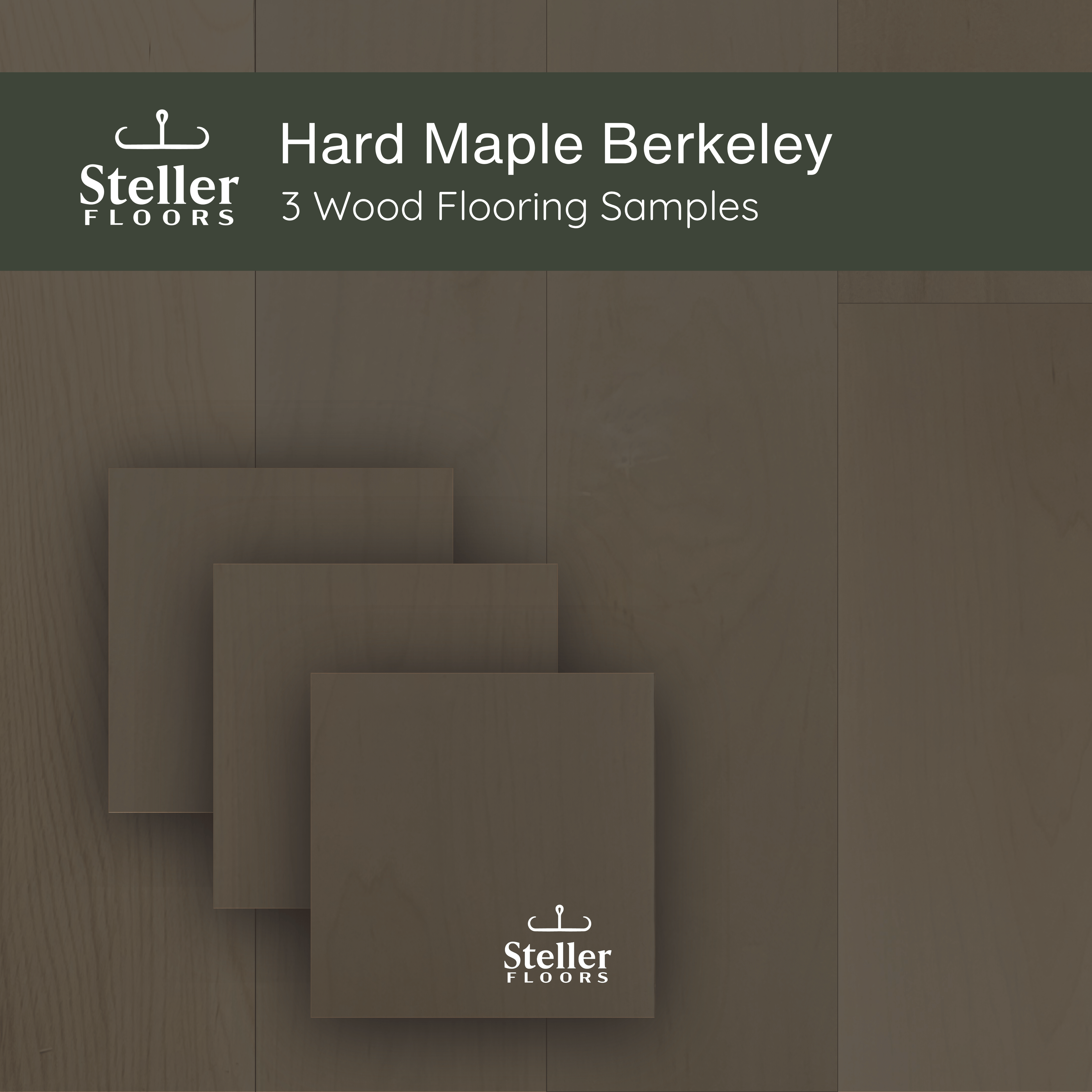 Hard Maple Berkeley by Steller Floors - Sample 3-Pack - Includes Clips & Free Shipping