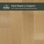 Hard Maple Livingston by Steller Floors - Sample 3-Pack - Includes Clips & Free Shipping