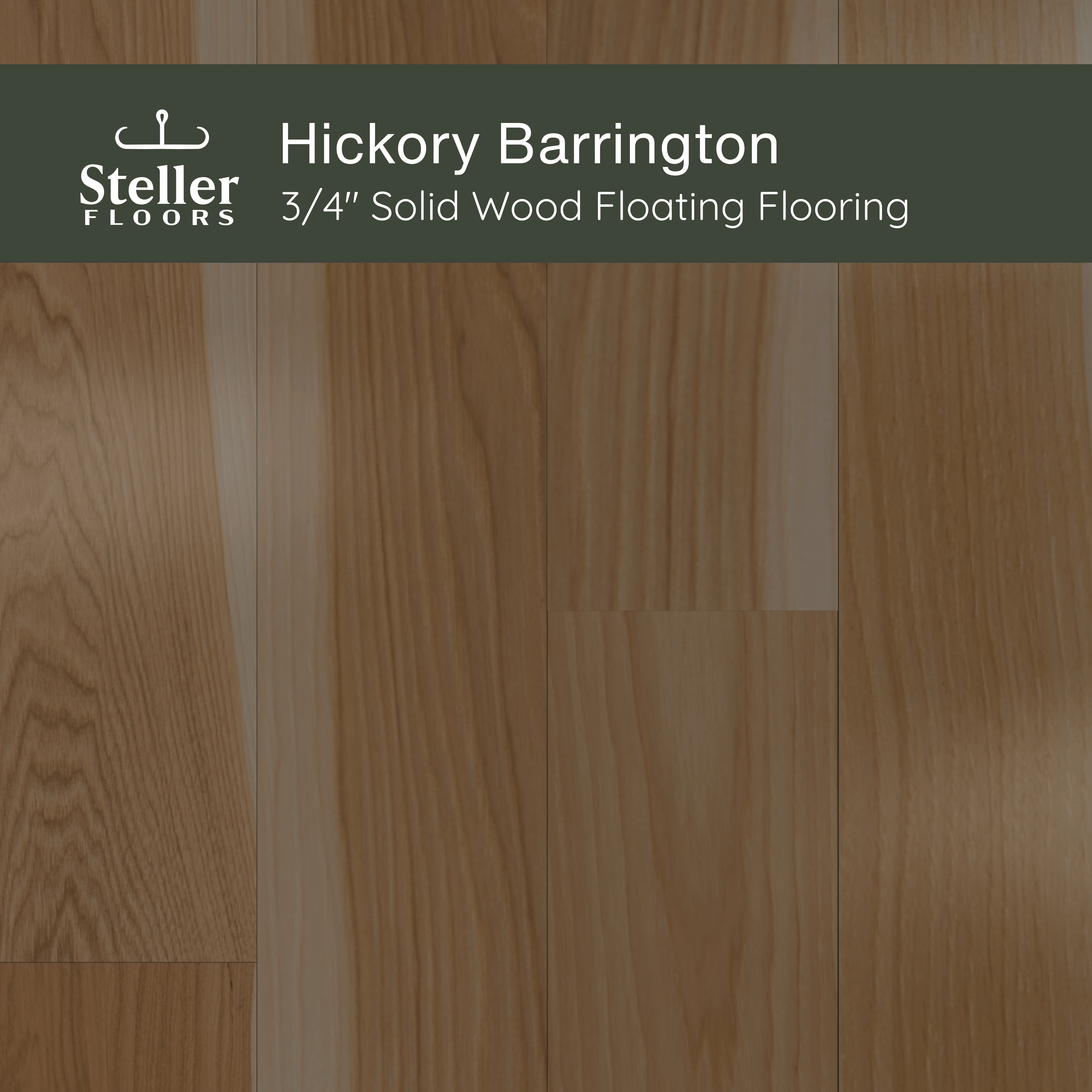Hickory Barrington by Steller Floors - Sample 3-Pack - Includes Clips & Free Shipping