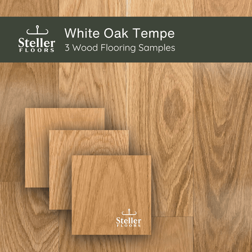 Steller Floors Sample - White Oak Tempe 3-Pack