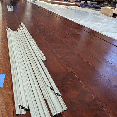 Steller Resuseable Expo Flooring with Kebony - Floating Assembly without Nails or Glue