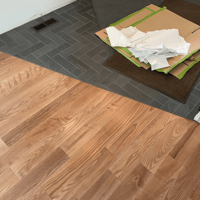 Steller Floating Solid Wood Floors in DIY Renovations - Lancaster Ash (Discontinued)