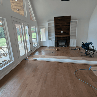 Steller Floating Solid Wood Floors in New Build Residential - American Oak Lexington in Texas