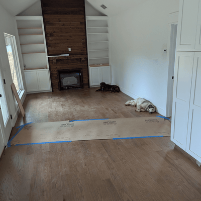 Steller Floating Solid Wood Floors in New Build Residential - American Oak Lexington in Texas