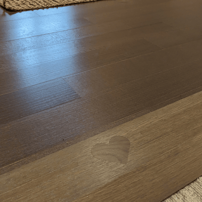 Steller Luxury Retail Linear Lay Dallas Quartered Oak - Dressing Room Transition to Concrete 2