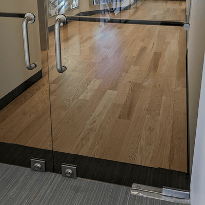 Steller Floors over Tate Raised Panel, Steel Construction Subfloors - American Oak Tacoma - Easy Install & Instant removal + Reinstall - Real Solid Wood