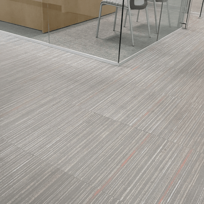 Steller Floors over Tate Raised Panel Subfloors - American Oak Tacoma - Easy Install & Instant removal + Reinstall Old Carpet Squares Removed