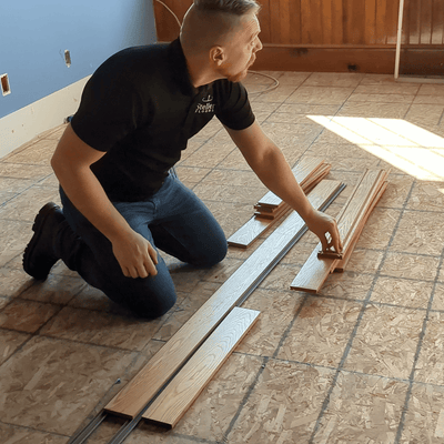 Steller Floors Historic Renovation - Multifamily Residential - American Oak Tacoma Narrow Demo