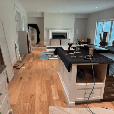 Steller Floating Solid Wood Floors in New Build Residential - American Oak Tacoma