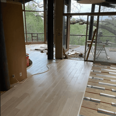 Tucson Hard Maple by Steller over Subfloor Heat - Residential Remodel